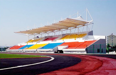 張拉膜結(jié)構(gòu)看臺